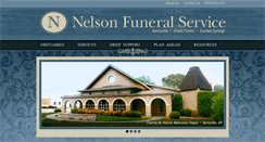 Desktop Screenshot of nelsonfuneral.com